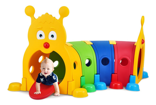 Tunel De Juego Niños Bebes Gusano Msi