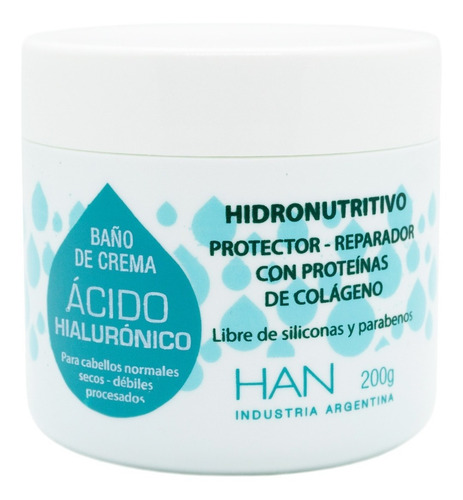 Han Acido Hialurónico Máscara Reparador Protector Pelo 200ml