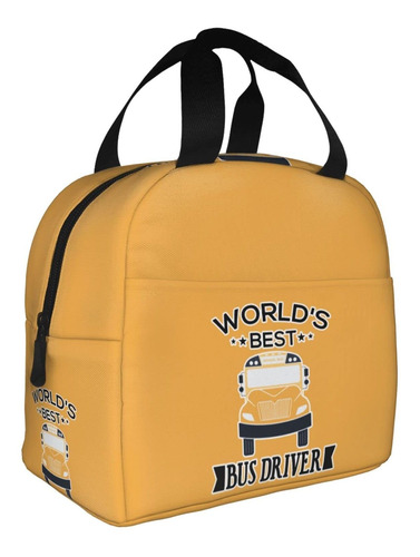 Cilesia School-bus-driver- Bolsa Almuerzo Portatil Unisex