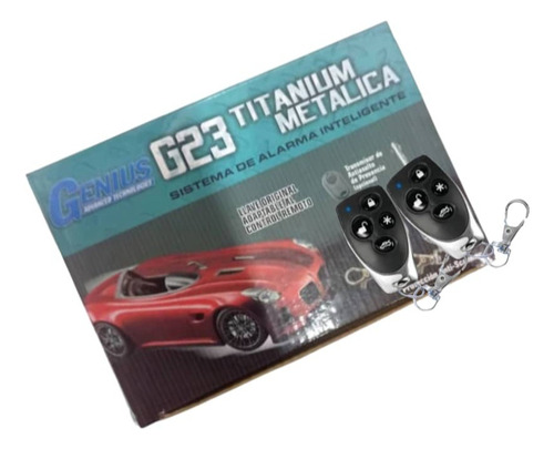 Alarma Genius Metálica Modelo G-23tit-m