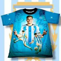 Comprar Remera Julián Alvarez Selección Argentina Campeones Mundial