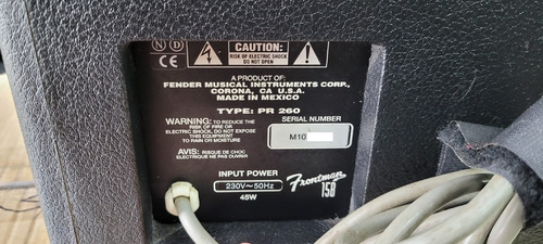 Amplificador Fender Frontman 15b Bajo Usado Musicapilar (Usado)