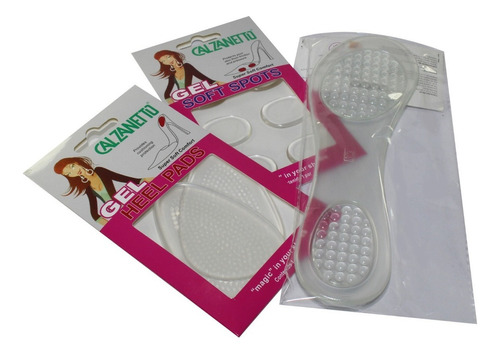 Kit Plantillas Zapatillas Dama Gel Soft Spots Leon Tamaño De La Plantilla Unitalla