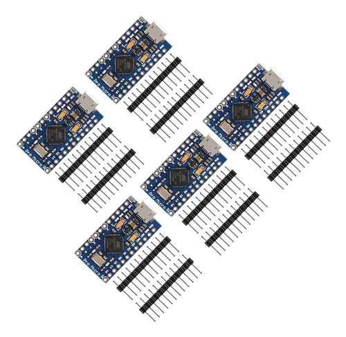 Aitrip 5 Unids Pro Micro Atmega32u4 5v/16mhz Modulo De Placa