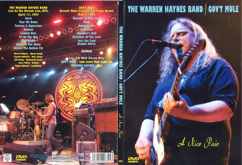 Gov't Mule Dvd Warren Haynes Europeo 2 Shows Nuevo Cerrado