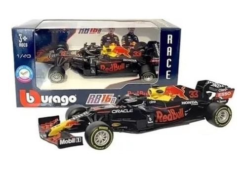 Bburago F1 Red Bull Rb16b 2021 Max Verstappen #33