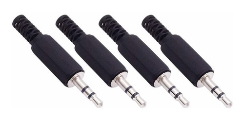 Conector De Cable De Audio De 3,5 Mm Jack (4 U)