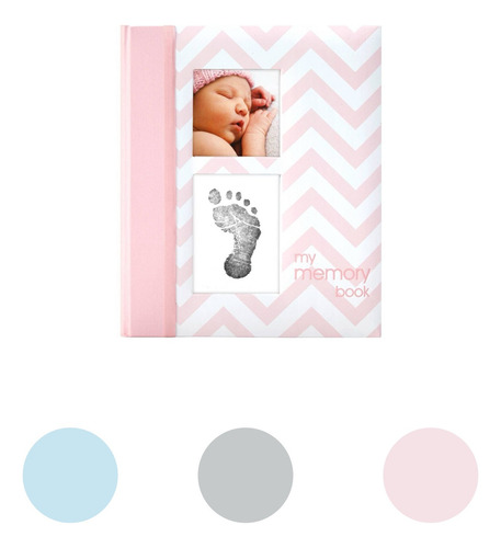 Album Recuerdos Bebe Pearhead Baby Memory Book 3colores 50pg Color Rosa
