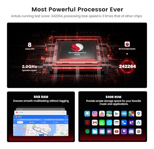 Dasaita 9 Car Stereo Con Android 12 Y Wireless Carplay