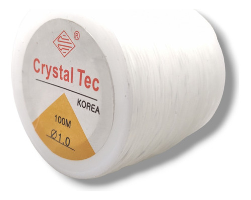 Elástico Crystal Tec Silicona Bisutería Pulseras 100 Mts 1.0