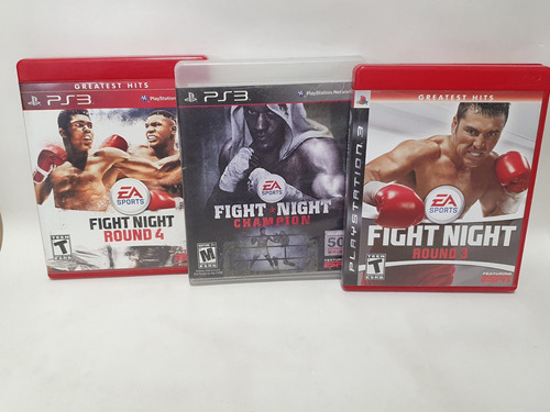 Fight Night Pack 3 Juegos Playstation 3 Físicos Completos  (Reacondicionado)