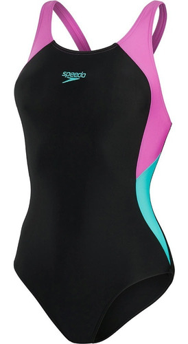 Malla Mujer Speedo Colourblock Splice Mbck Enteriza Olivos