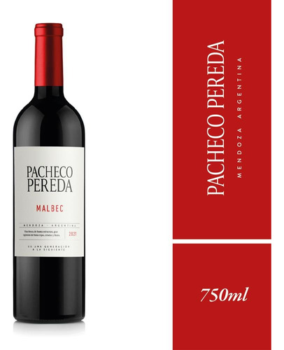 Vino Tinto Pacheco Pereda Malbec - Berlin Bebidas