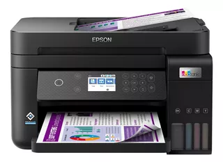 Impresora Multifunción Epson L6270 Ecotank Color Negra 110v