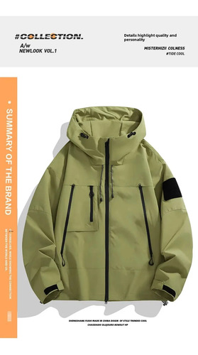 Chaqueta De Pesca Con Capucha Impermeable A Prueba De Viento