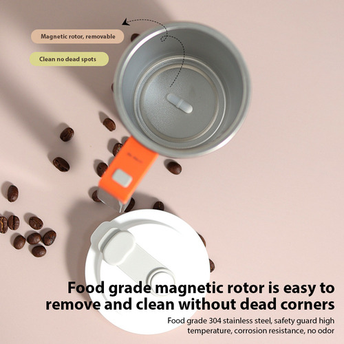 Taza De Café Con Agitación Automática, Tapa Para Mezclar, 30