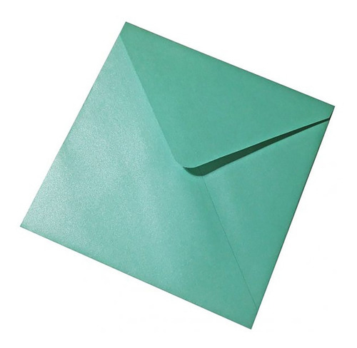 20 Sobres Papel Aperlado Nacarado 140g 21x21 Cm Color VERDE MENTA / STARDREAM LAGOON