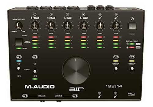 M-audio Air 192|14 Interfaz Audio / Midi Usb, 8-in, 4-out,