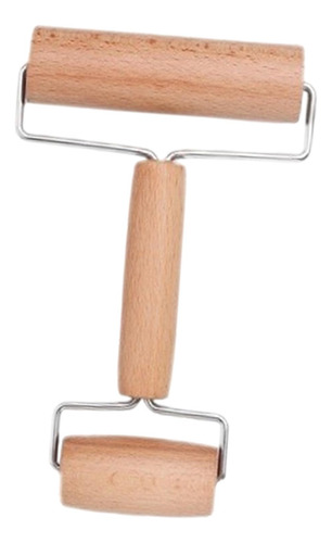 Rodillo Portátil De Mano Con Mango De Madera Para Cocinar