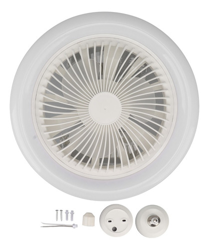 Lámpara Led De Techo Con Ventilador De 9,8 Pulgadas, Silenci