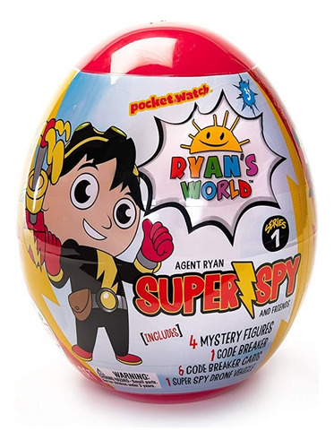 Ryan&#39;s World Huevo Gigante De Super Spy Ryan, Ll