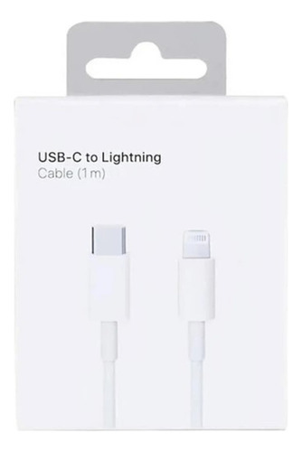 Cable De Carga Para iPhone Entrada C A Ligthning 2 Metros