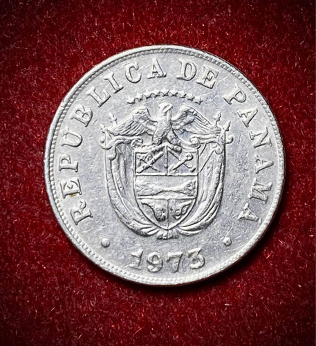 Moneda 5 Centésimos De Balboa Panamá 1973 Km 23.2