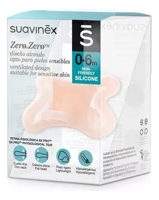 Suavinex Chupete Silicona Fisiologico Sx Pro Zero-zero 0 - 6 Meses 1 Unidad
