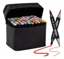 Comprar Set 80 Marcadores Resaltadores Doble Punta Con Estuche