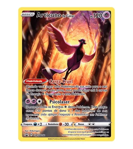 Cartinha Pokémon 60 Cartas Ilustradas Colecionáveis Jogo TCG