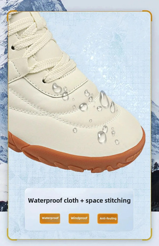 New. Botas De Neve Masculinas De Lã Quente De Inverno,