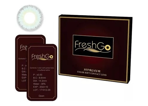 Lentes De Contacto Cosméticos Freshgo Elite Midnight Blue