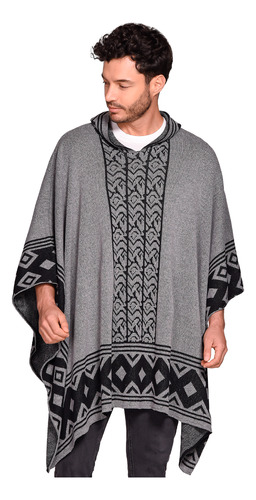 Poncho O Ruana De Hombre Dante. Producto Nacional