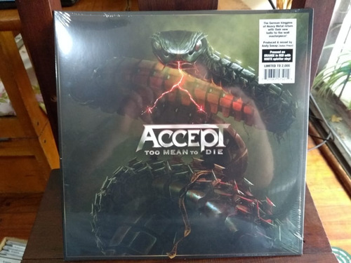Accept - Too Mean To Die - Vinilo 2lp 2021 Limited Edition