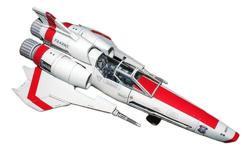 Battlestar 2 Mk2 Barco 3d Papel Modelo Kit Diy Nave Espacial