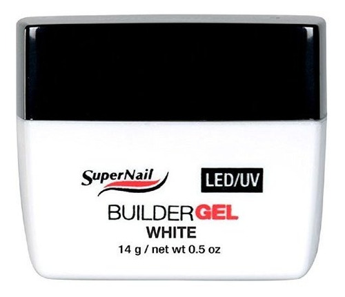 Esmalte - Supernail White Led-uv Builder Gel, 0.5 Fluid Ounc