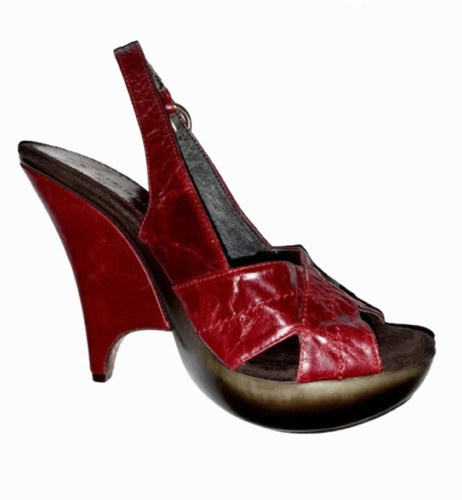 Zapatos Carlo Rossetti #26 Color Rojo Quemado Nuevos + Envio