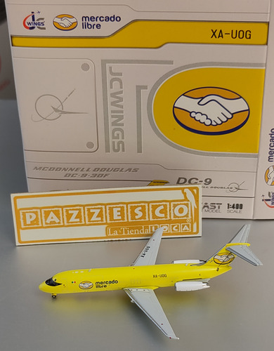 Avion Dc9 Mercado Libre Mcdonnell Dc 9 30 F Xa-uog 1:400 Jc (Usado)