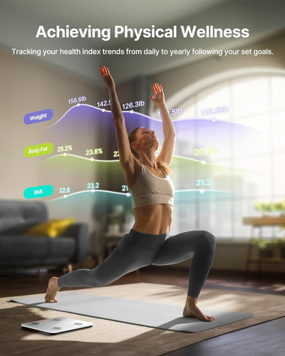 Báscula Inteligente Fitindex Para Peso Corporal, Báscula Con