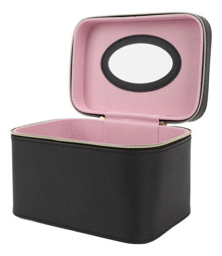 X Bolsa De Maquillaje Grande Con Espejo, Exquisita