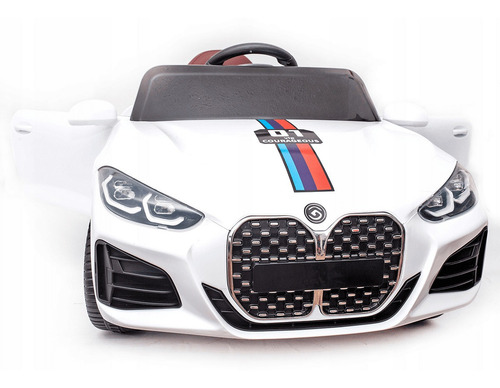 Bmw S4 Motorizada Infantil Carro Elétrico C/controle Luz Som Voltagem Do Carregador 110v/220v Cor Branco