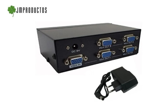Splitter Vga Amplificado 4 Salidas Hasta 30 Metros + Envio