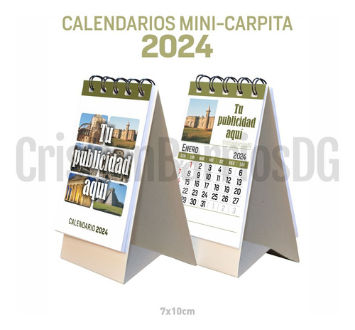 Almanaque Para Escritorio Mini Carpita Personalizado X25
