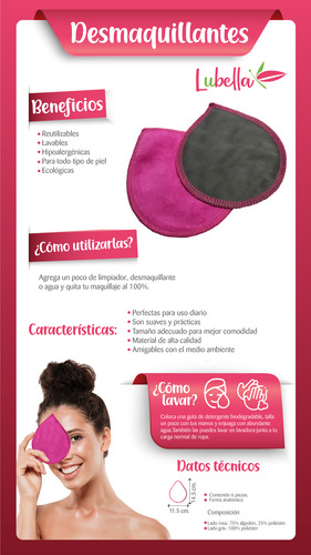 Desmaquillante Lubella Reutilizable Ecopipo