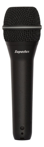 Superlux - Microfone C/ Fio De Mão Top 258 Cor Preto