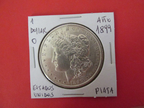 Moneda 1 Dollar Morgan Estados Unidos De Plata 1899 Unc