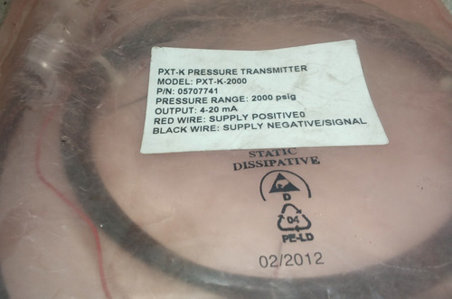 Transmisor De Presion Murphy 2000 Psi