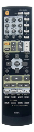 Rc-681m Replacement Remote Control Fit For Onkyo 24140681 Rc