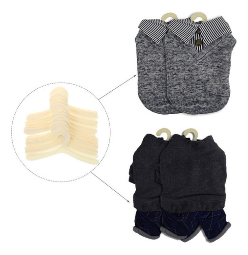 20 Piezas Perchas Para Ropa De Mascotas Para Ropa De Perro