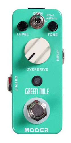 Pedal Overdrive Mooer Mod1 Green Mile